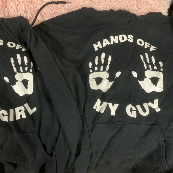 Couples Matching Hoodies Sz: M - Picture 3 of 4
